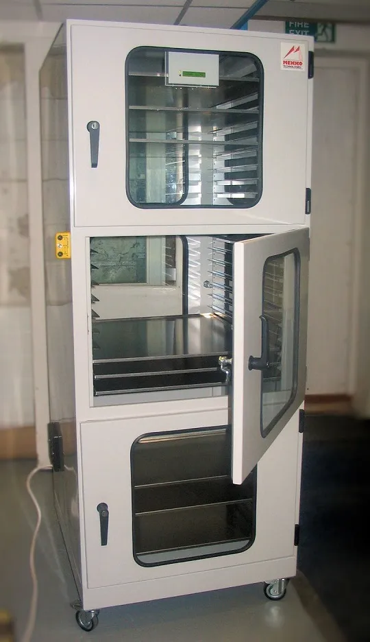 Mekko AD-305 pass-through dry storage cabinet with front and rear doors
